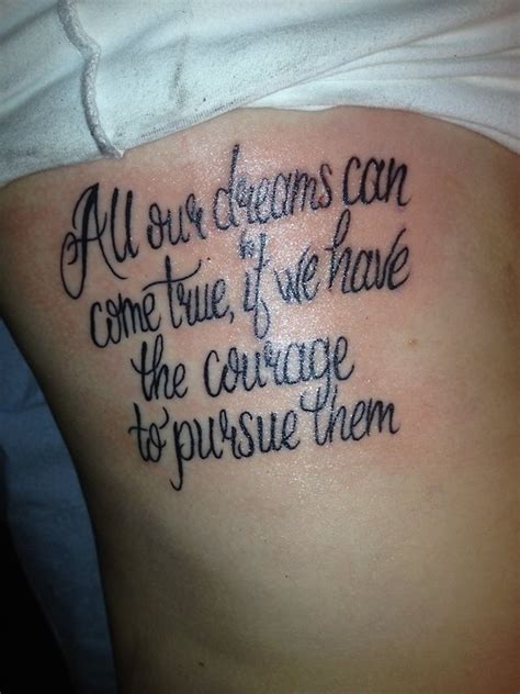 20+ Best Quote Tattoos Inspired From Walt Disney Movies – EntertainmentMesh