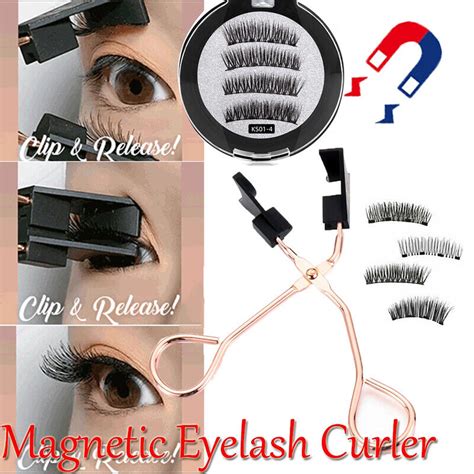 Magnetic Eyelash Set Curler Clip Quantum Kit False Eyelashes 3D Eye