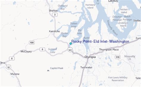 Rocky Point Eld Inlet Washington Tide Station Location Guide