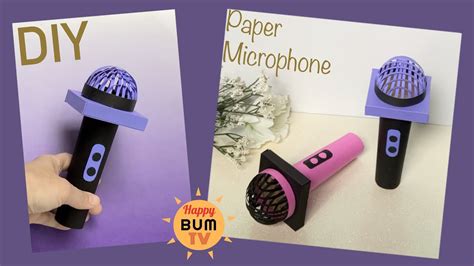 Craft Your Own Sound: A Microphone Papercraft Guide | Best Diy Pro