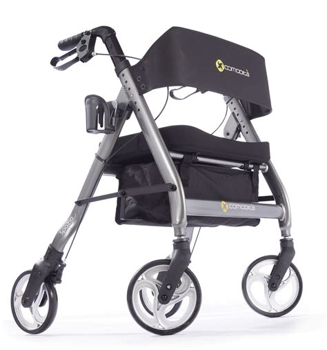 Comodit Spazio Extra Wide Heavy Duty Rollator With Orthopedic Seat