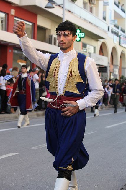 Oxi Day Rethymno Greek Clothing Greek Costume Greek Traditional Dress