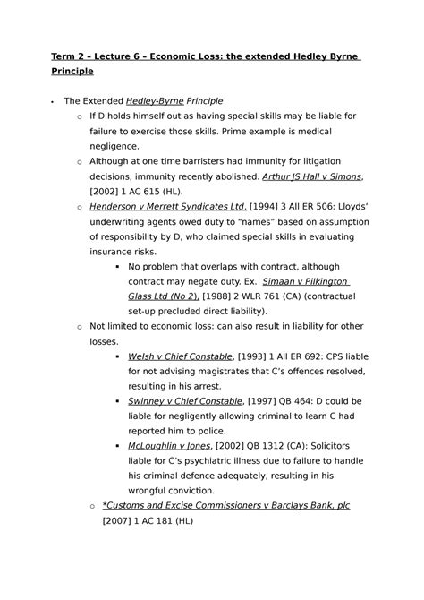 The extended Hedley-Byrne principle - Prime example is medical