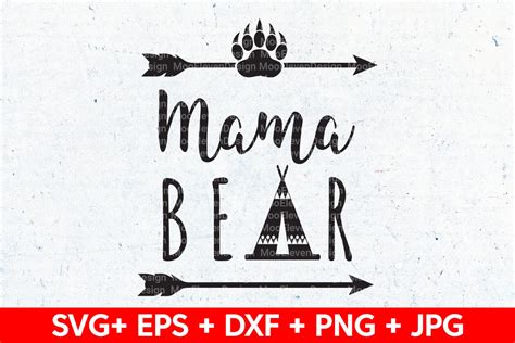 Mama Bear Arrow Svg Cut File Cutting File Svg Sign Decor Etsy Uk