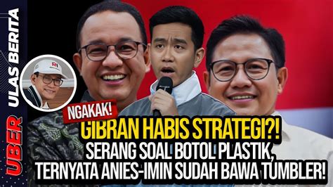 Live Ngakak Gibran Habis Strategi Soal Botol Plastik Ternyata