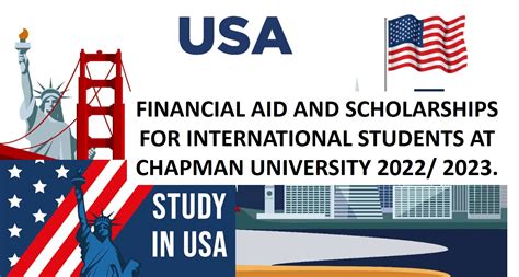 Financial Aid And Scholarships For International Students At Chapman