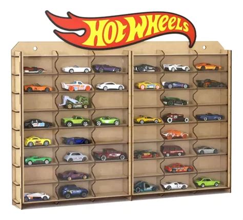 Exhibidor De Hot Wheels Para Carritos Con Acrilico Color Mercadolibre