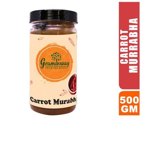 Graminway Carrot Murabba 500 Gm Best Deals Organic Orion