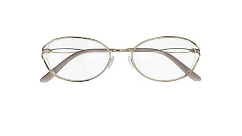 Comfit Womens Glasses Priscilla Rose Gold Round Metal Beta Titanium