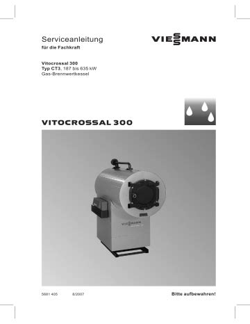 Viessmann Vitocrossal Serviceanleitung Manualzz