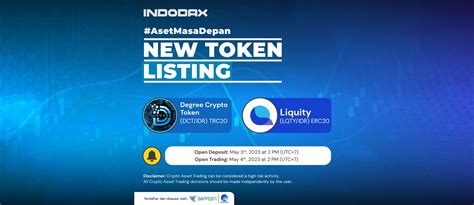 Dct And Lqty Listing In Indodax