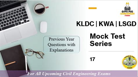 Mock Test 17 Previous Year Questions Civil Engineering KLDC