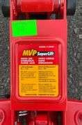 Mvp Super Lift Hydraulic Floor Jack Lb Capacity Lifting Range