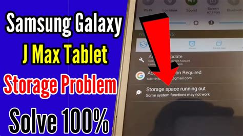 Samsung Galaxy J Max Tablet Ki Storage Problem Solve YouTube