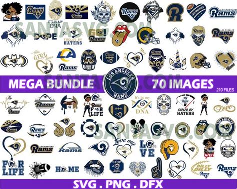 Rams Cricut Ram Svg Los Angeles Rams La Rams American Team Svg Rams Svg File In 2022 Logo