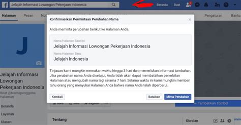 Cara Mengubah Nama Halaman Facebook Yang Tidak Bisa Diganti Inwepo