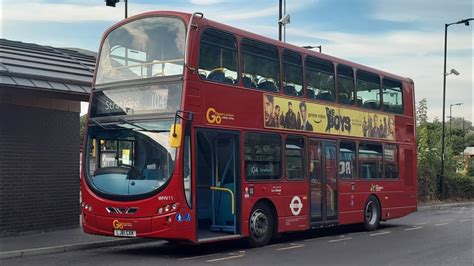 Journey On The Lj Gxk Whv Go Ahead London Volvo B Lh Gemini