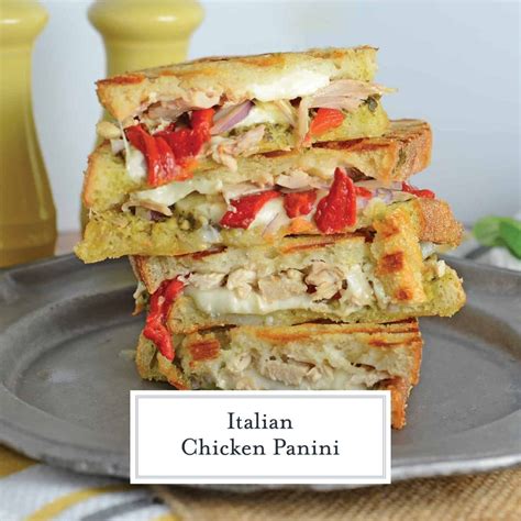 Italian Chicken Panini The Best Chicken Panini Sandwich Recipe