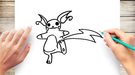 How To Draw Raichu Step By Step Youtube