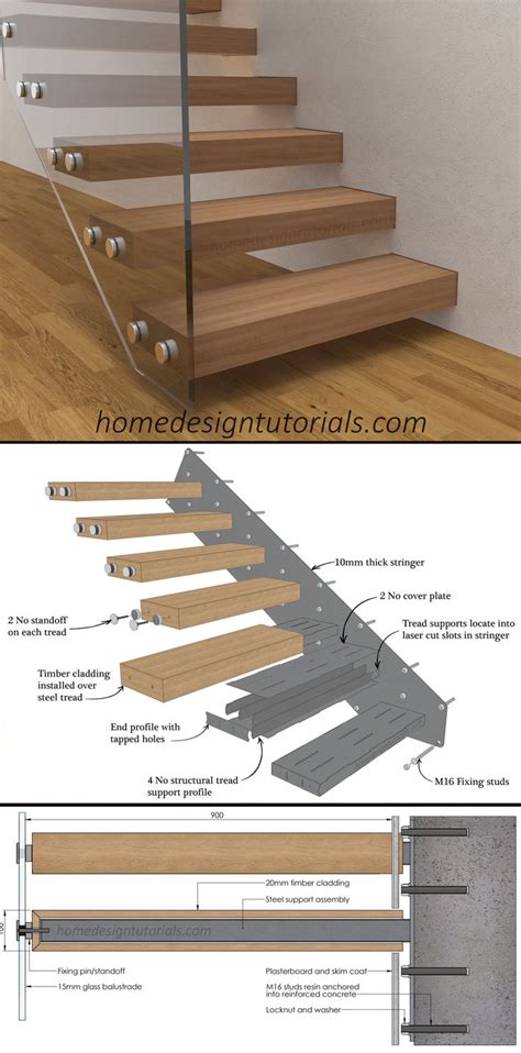 Floating Stairs Structural Details Floating Stairs Staircase Design