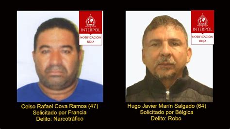 M S Buscados La Interpol Persigue A Un Narcotraficante Y A Un Asaltante