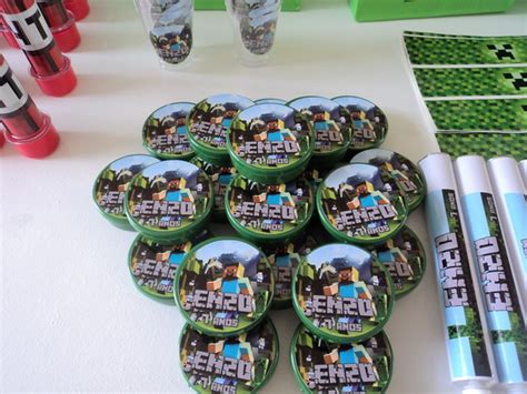 Kit Festa Minecraft Personalizado Elo Produtos Especiais