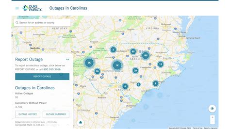 Duke Energy Weather Outage Map Youtube