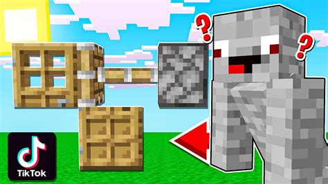 Ich TESTE VIRALE Minecraft Tiktoks 100 FUNKTIONIERT YouTube