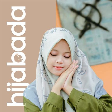 Jual Hijabada Hijab Terbaru Jilbab Aksara Pegon Kerudung Segi Empat