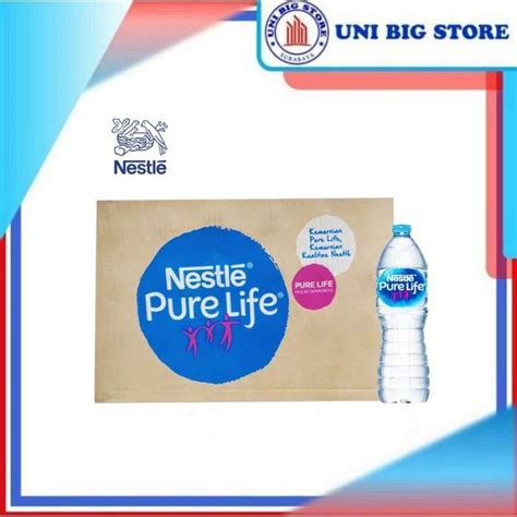 Jual NESTLE Pure Life Mineral Water 600 Ml Air Mineral DUS 24 Botol Di