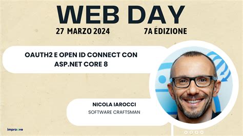 Sessione Oauth2 E Open ID Connect Con ASP NET Core 8 Web Day 2024