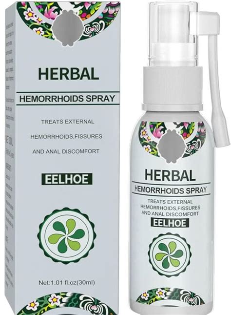 Eelhoe Herbal Hemorrhoids Spray Soothing Relief With Natural