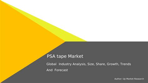 PSA tape Market Research | Global Industry Analysis & Forecast From ...