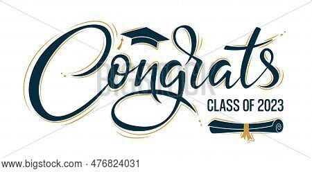 Congrats Class 2023 Vector Photo Free Trial Bigstock