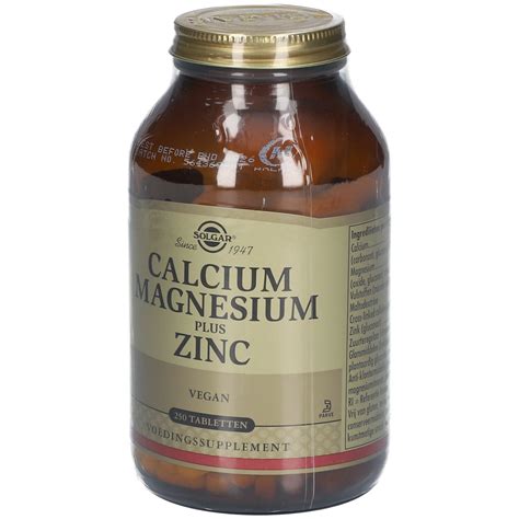 Solgar Calcium Magnesium Plus Zink St Redcare Apotheke