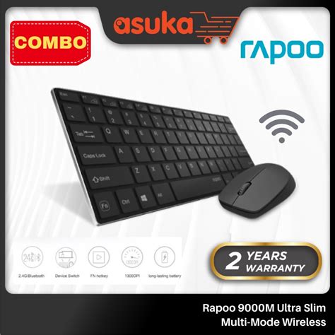 Rapoo M Ultra Slim Multi Mode Wireless Bluetooth Wireless