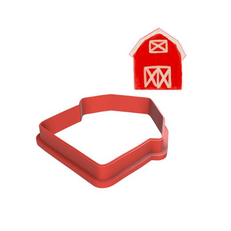 Red Barn Cookie Cutter