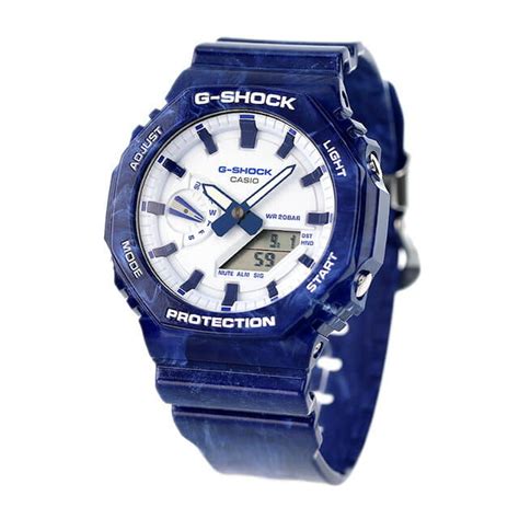 New G SHOCK Quartz GA 2100BWP 2A Analog Digital 2100 Series WEB Mens