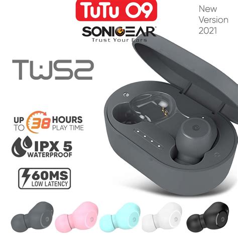 Original SonicGear Earpump TWS 2 Wireless Bluetooth 5 1 Earbuds