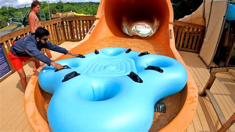 Fast Dune Runner Person Waterslide At Camelbeach Water Park Youtube