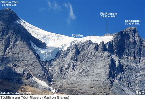 RAOnline EDU Gletscher in der Schweiz Bilder Tödifirn Kanton Glarus