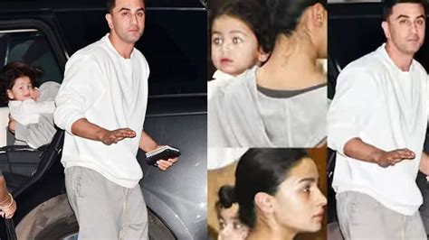 Ranbir Kapoor Cradles Raha In Car As Fam Jam Jet Off For Anant Ambani