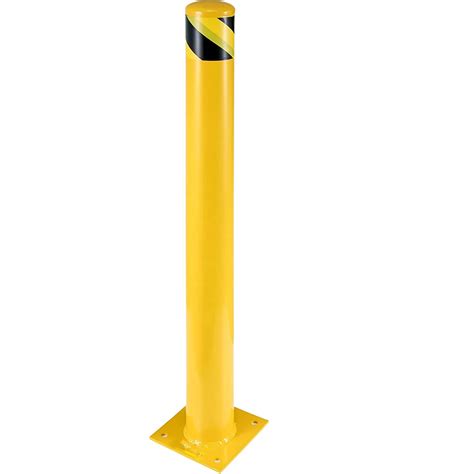 Common Surface Mounted Bollard Safety Steel Pipe Bollard Post Security