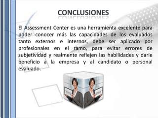 Presentación assessment center PPT