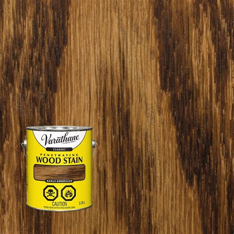 Varathane Classic Penetrating Oil Based Wood Stain In Early American 3 78 L The Home Depot Canada