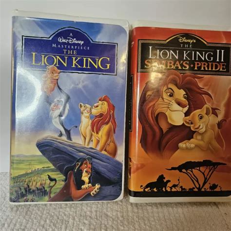 VTG WALT DISNEY The Lion King VHS 1994 Lion King II Simbas Pride 60