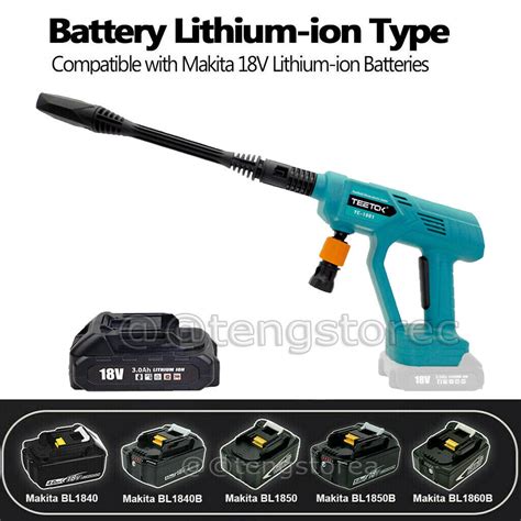 For Makita Cordless Car High Pressure Washer Jet Water Wash Cleaner Gun Battery Ebay