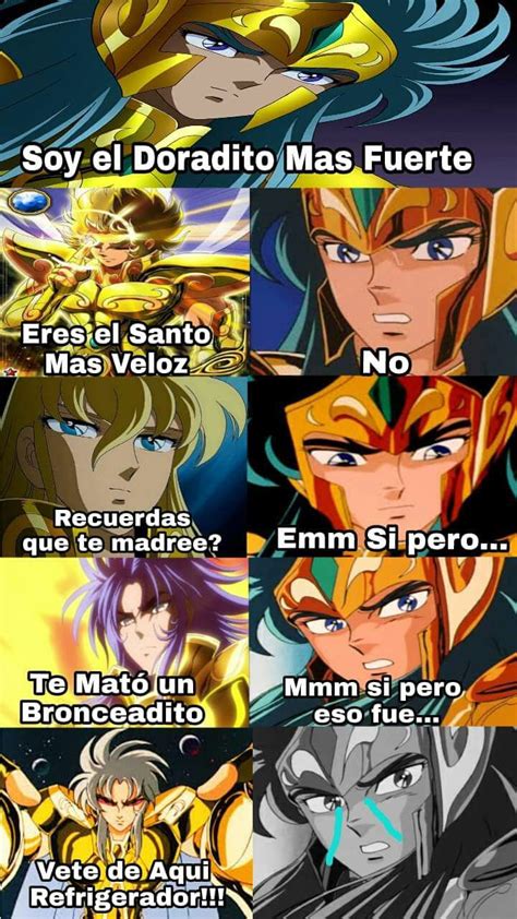 Memes De Saint Seiya 2 V Meme De Anime Seiya Caballeros Del Zodiaco