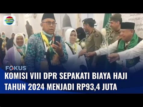 Komisi VIII DPR Setujui Biaya Penyelenggaraan Ibadah Haji Per Tahun