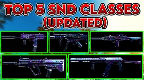 BEST SnD Class Setups UPDATED In Modern Warfare TOP 5 BEST Class